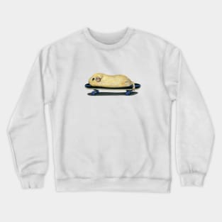 Skateboarding Guinea Pig Crewneck Sweatshirt